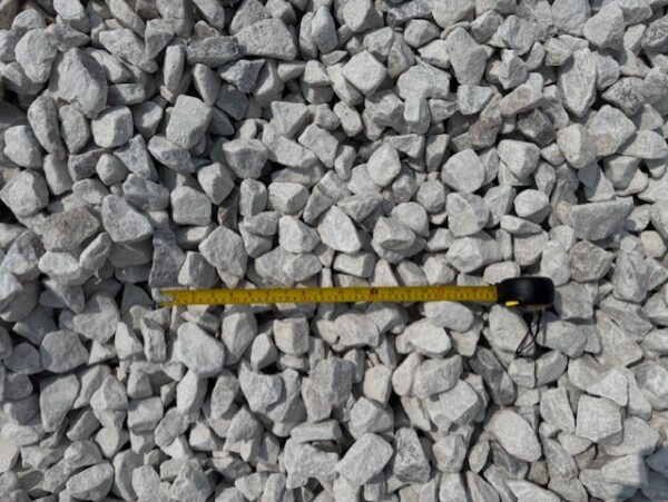 2" white decorative gravel