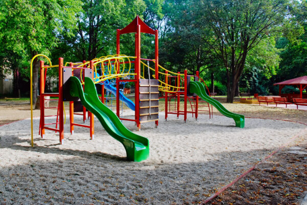 Playground for children, jungle gym