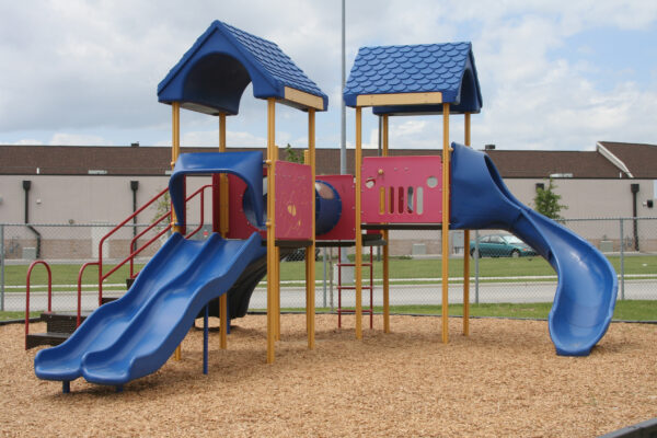 Playground With Mulch