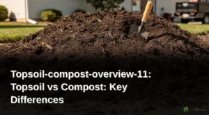 Topsoil is the uppermost layer of natural soil, typically the top 2 to 8 inches