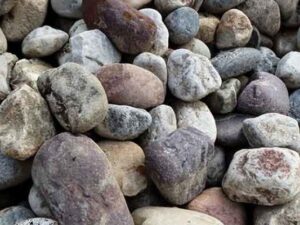 3-5 inch decorative river rock for bulk delivery in Maryland and Virginia