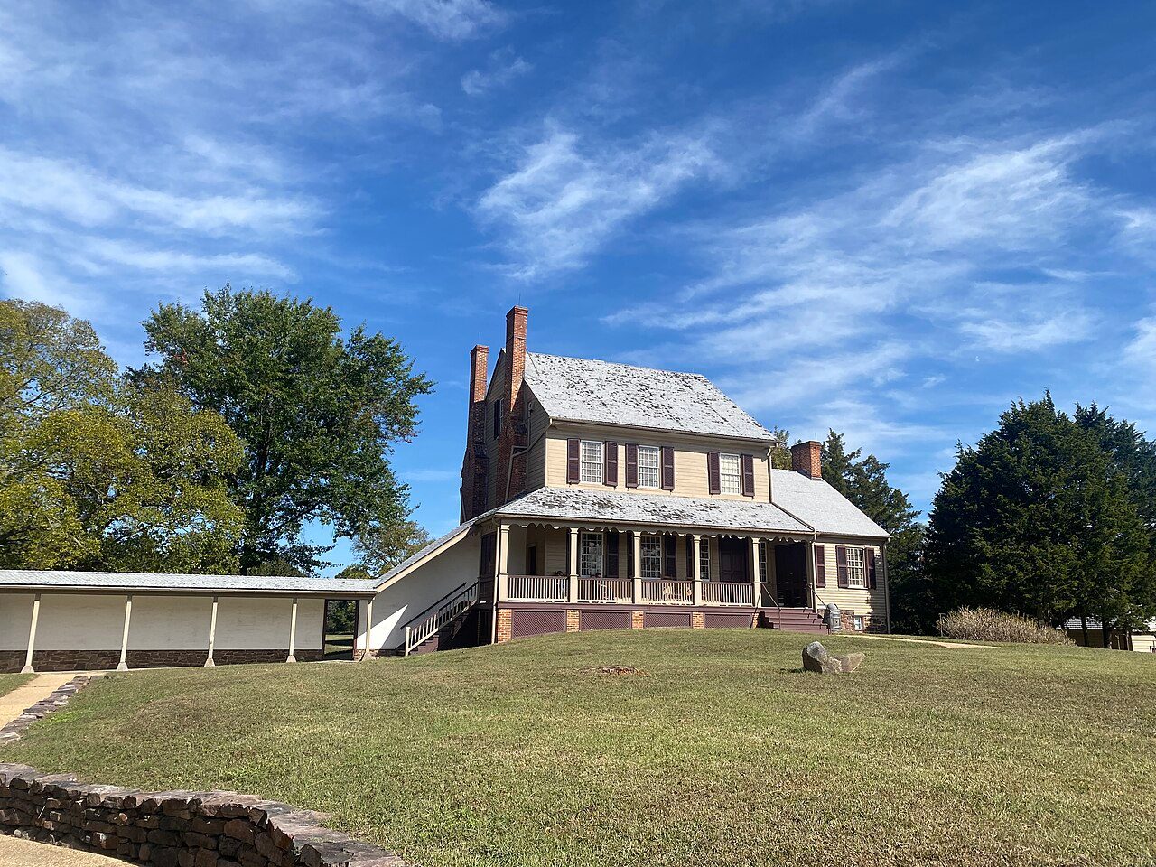 Historic farmhouse at Sully Historic Site near Centreville and Chantilly