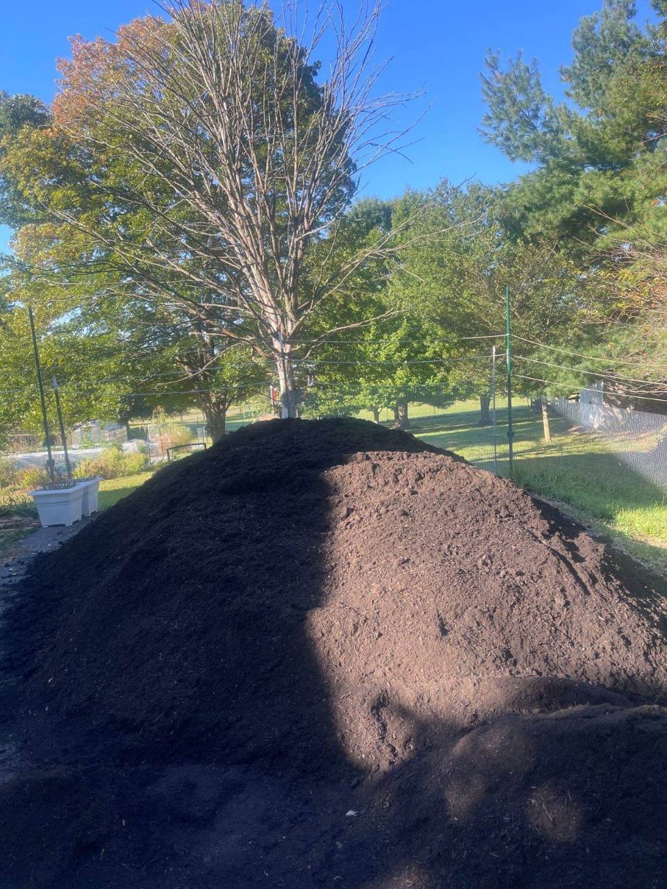 Bulk compost delivered by Mulch & Stone in Gaithersburg, MD