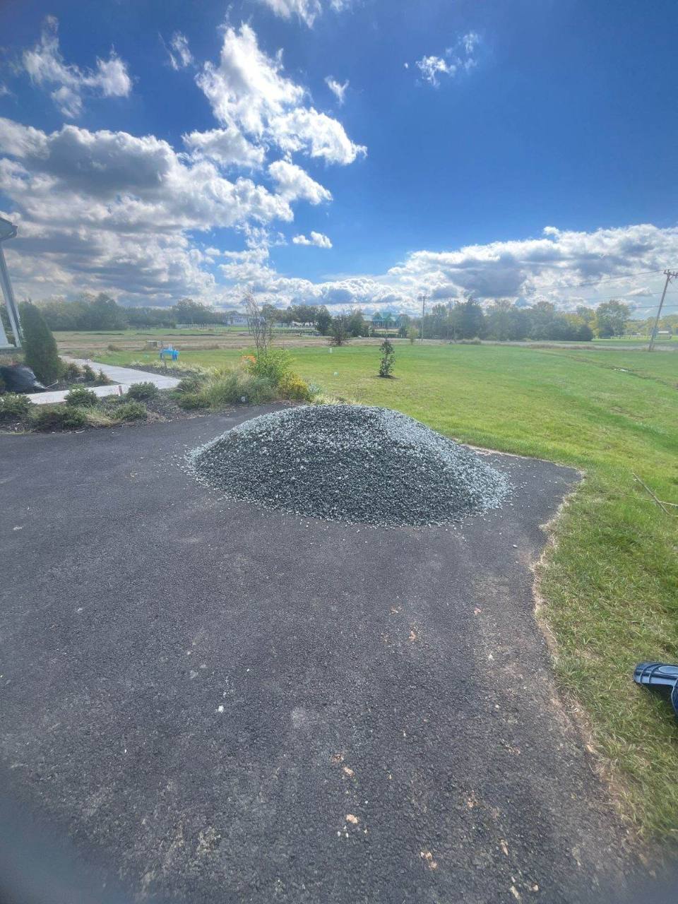 Bulk gravel delivered by Mulch & Stone in Nokesville, VA