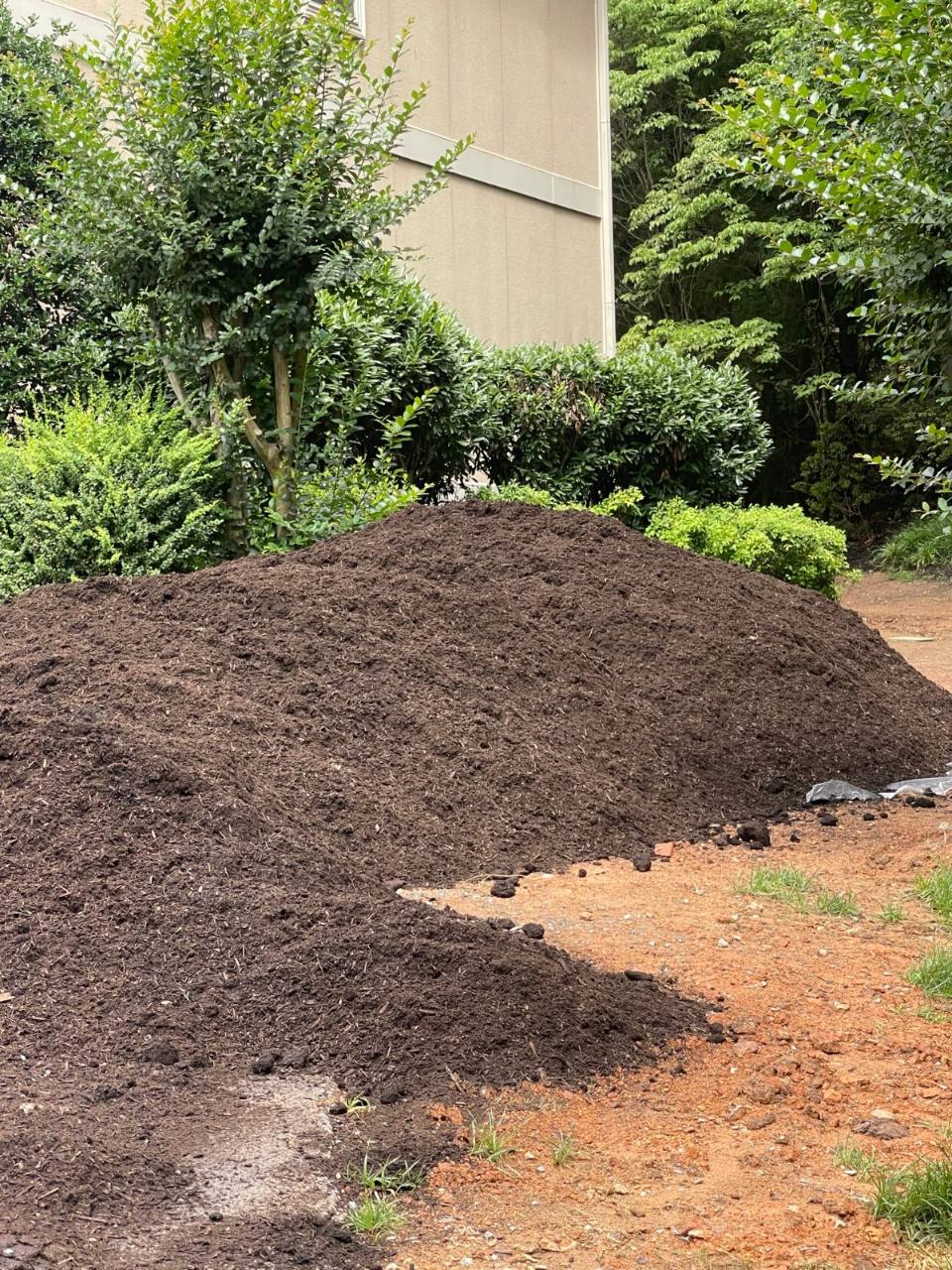 Bulk compost delivered by Mulch & Stone in McLean, VA