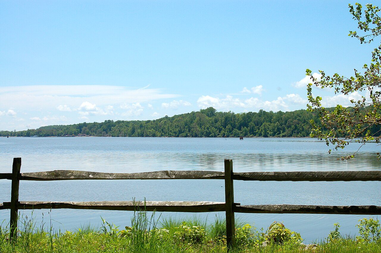 Potomac River from the Bushey Point Trail at Leesylvania State Park near Woodbridge