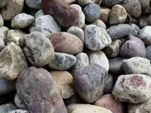 3-5 inch decorative river rock for bulk delivery in Maryland and Virginia