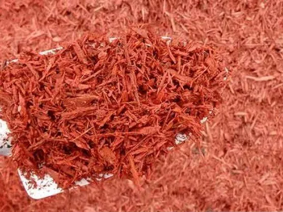 Red dyed mulch for bulk delivery in Maryland and Virginia