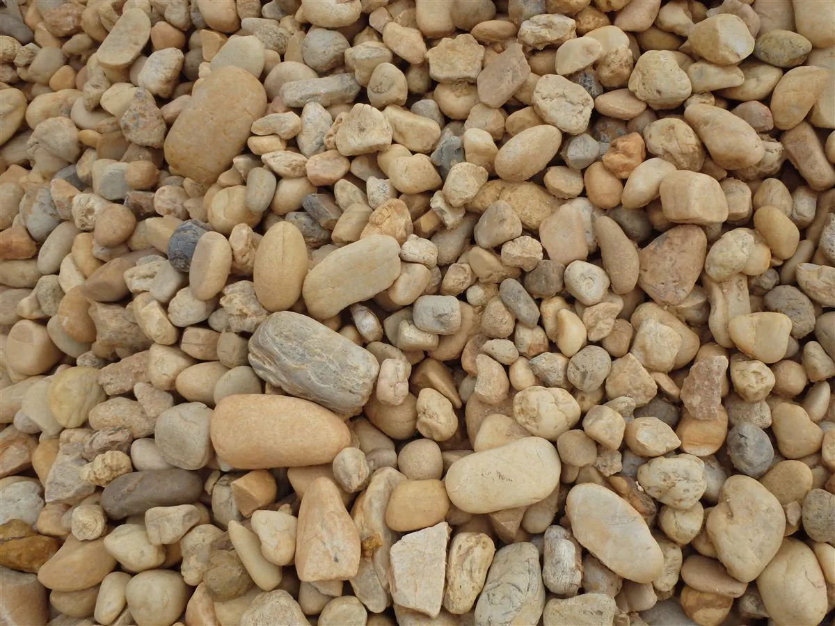 2 inch river washed gravel for decorative landscaping
